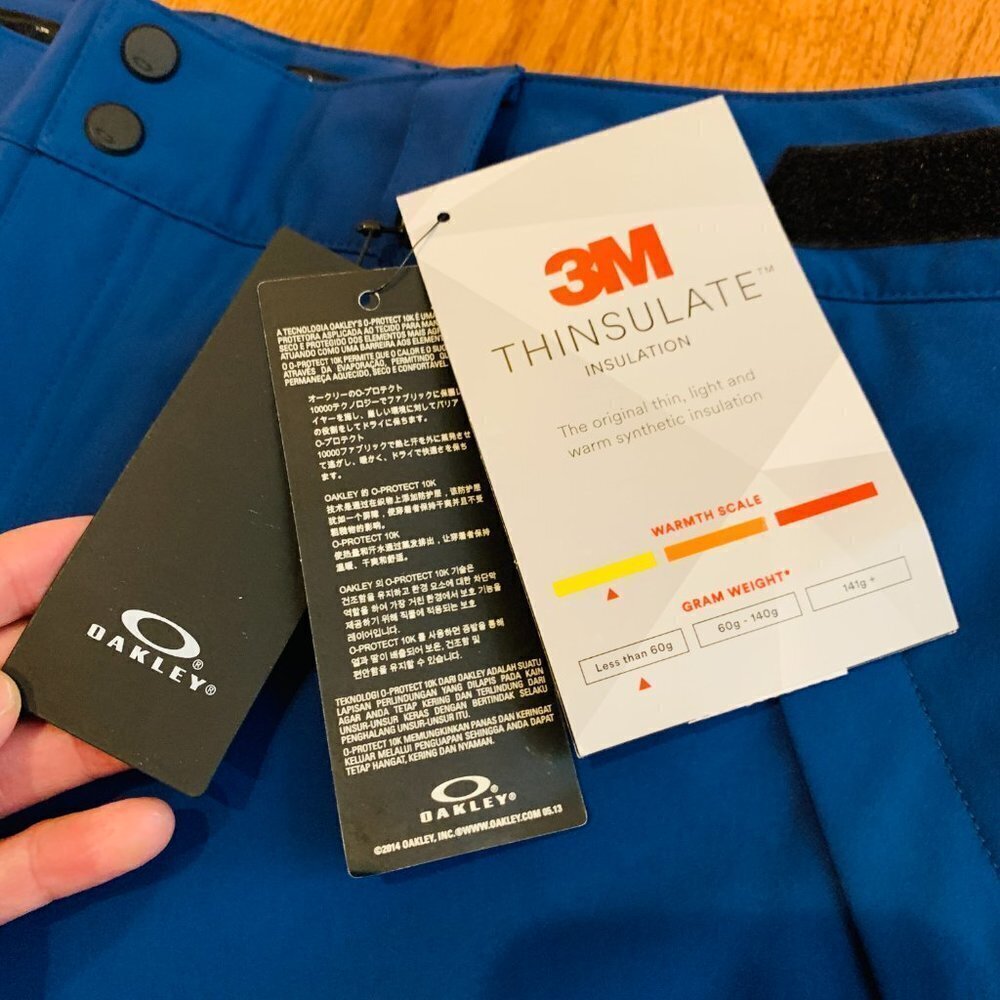BRAND NEW Oakley Men's Sli Insulated Pants 10K/2L SKI SNOW BOARD PANTS XL - Picture 12 of 15